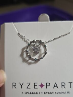 New With Box Ryze Sterling Silver Necklace.